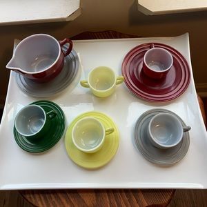 Vintage Child’s Milk Glass tea set circa 1940’s